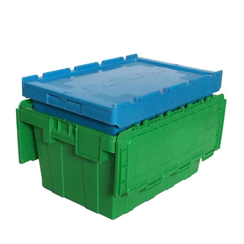 All-Plastic Stackable & Nestable Container | Metal-Free Recycling Crate