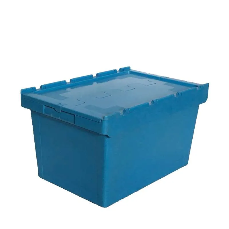 All-Plastic Stackable & Nestable Container | Metal-Free Recycling Crate