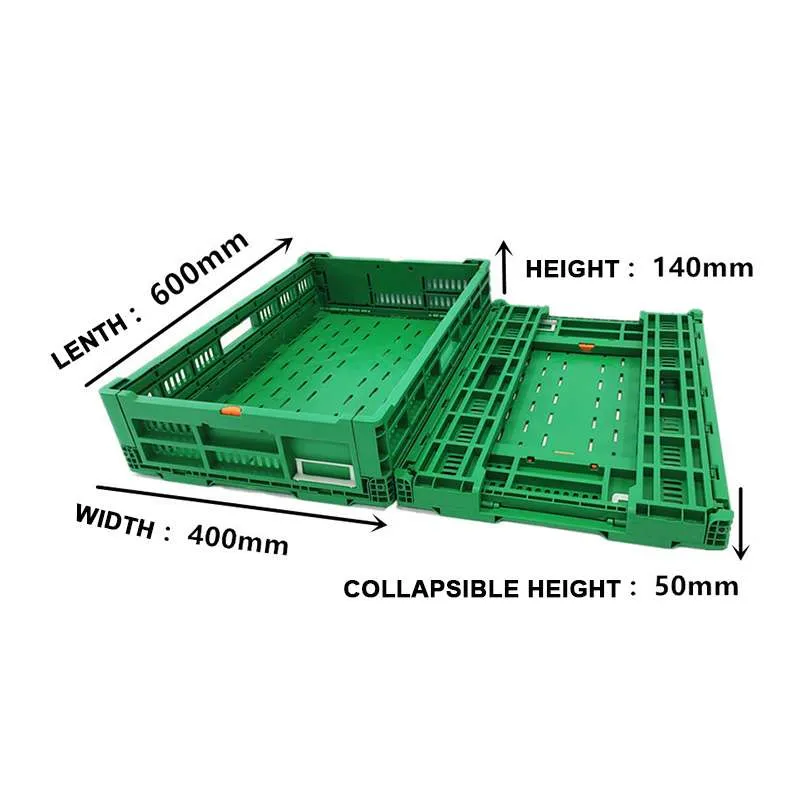 Heavy Duty Low-Profile Collapsible Produce Crate