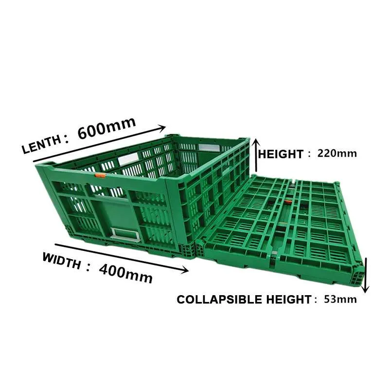 Stackable Plastic Foldable Fruit & Vegetable Basket
