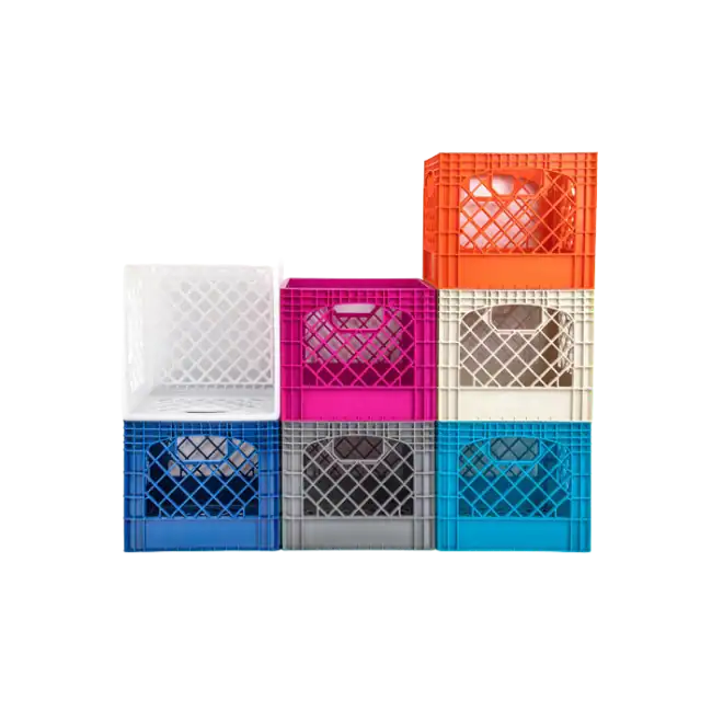 Plastic moving boxes
