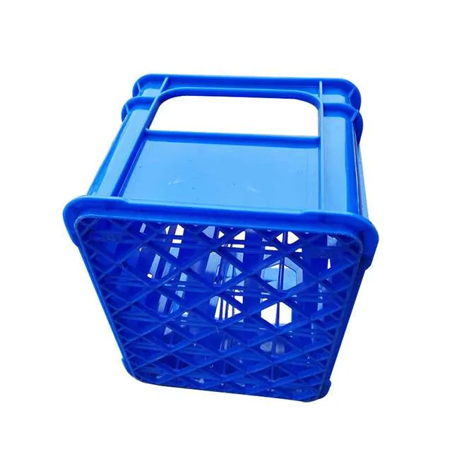 20-Slot Plastic Bottle Crate | Partitioned Beverage Carrier (75mm Grid)