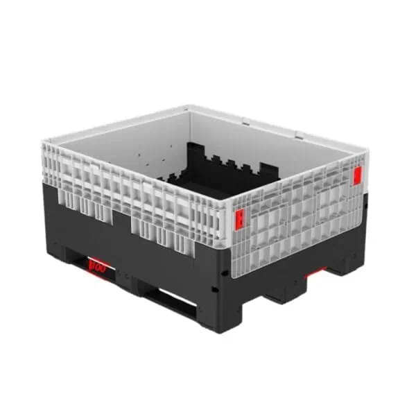 Solid Wall Plastic Collapsible Pallet Container