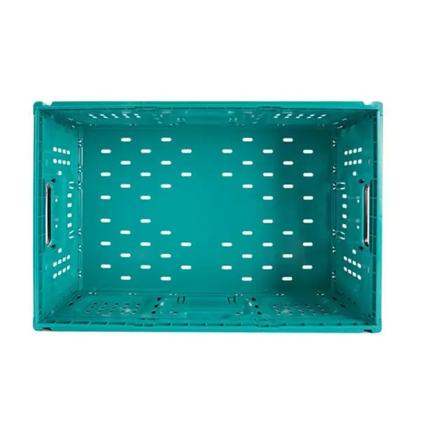 Foldable Plastic Basket for Vegetable and Fruit Storage