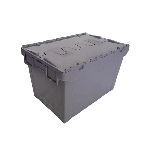 Flat-Wall Plastic Moving Container | Printable Surface & Label Slots