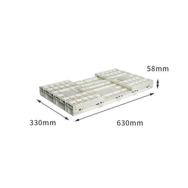 240 Eggs Foldable Plastic Egg Transport Crate